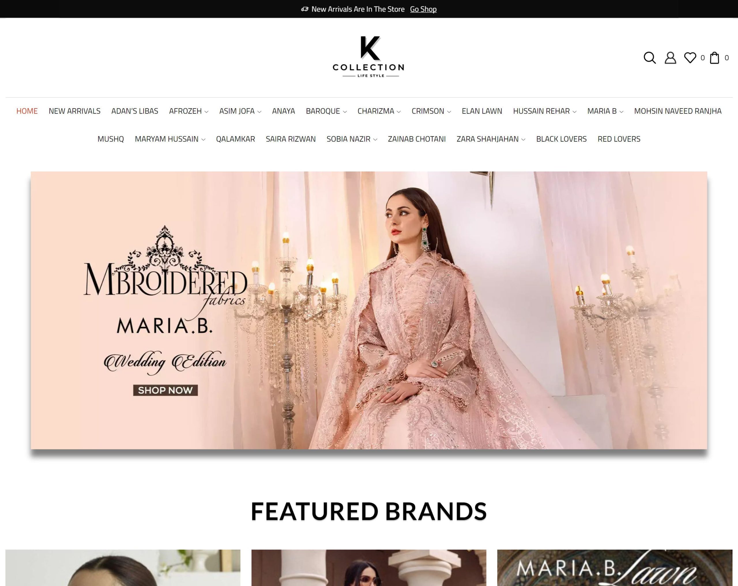 Khadejah Collection Website portfolio